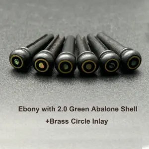 Ebony Bridge Pins Set for Acoustic Guitars 18 S4ae331c9f449475ba33e6d0e00251032t