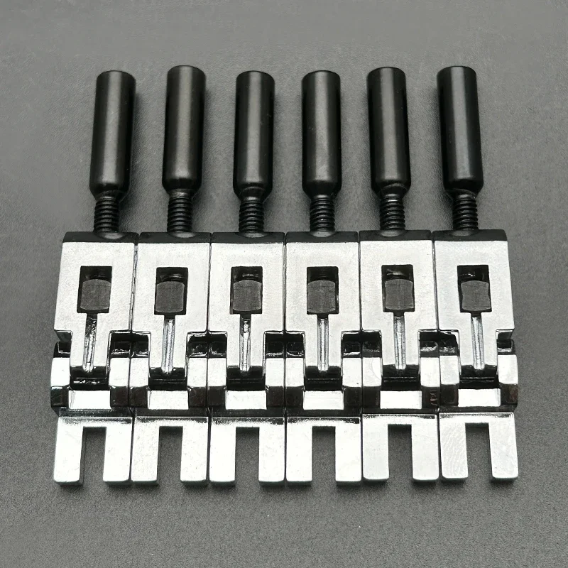 Electric Guitar Tremolo Bridge Saddles Set of 6 6 Electric Guitar Tremolo Bridge Saddles Set of 6 - Image 6
