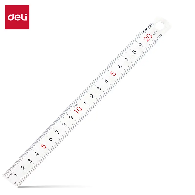 Deli Stainless Steel Ruler Set - 10cm, 20cm, 30cm 8 Deli Stainless Steel Ruler Set - 10cm, 20cm, 30cm - Image 8