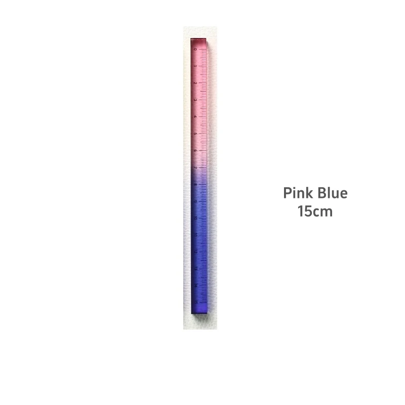 15cm Colorful Clear Acrylic Straight Ruler 13 15cm Colorful Clear Acrylic Straight Ruler - Image 13