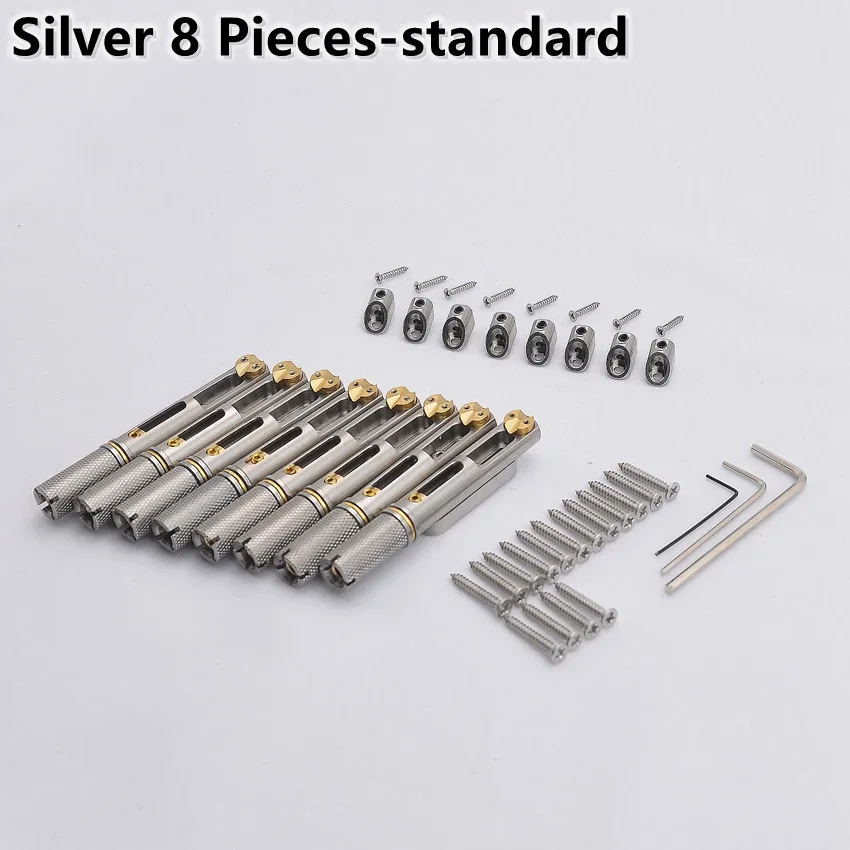 Steel Bridges for Fanned Fret Guitars 18 Steel Bridges for Fanned Fret Guitars - Image 18