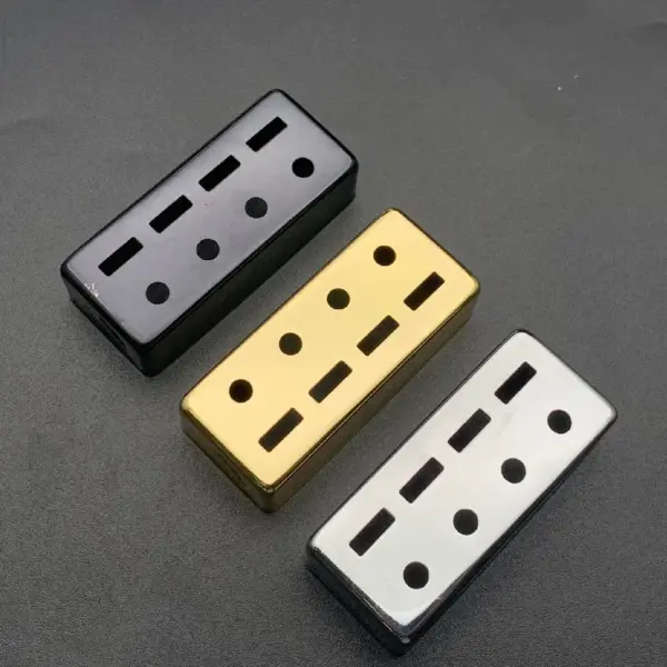 Brass 4-String Humbucker Pickup Covers Set - Image 7