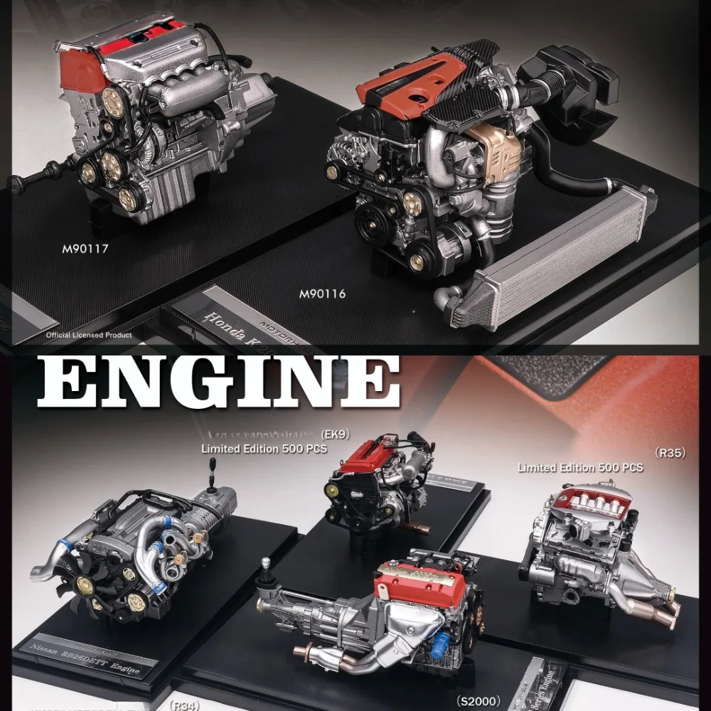 Honda 2.0L 20C Engine Display Model 1:18 2 Honda 2.0L 20C Engine Display Model 1:18 - Image 2