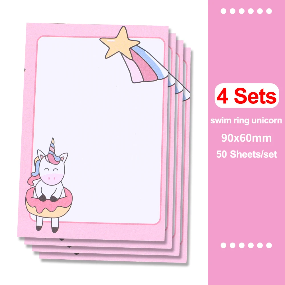 Rainbow Unicorn Memo Pad with 50 Sheets 10 Rainbow Unicorn Memo Pad with 50 Sheets - Image 10