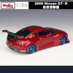 Maisto 1:24 Red 2009 Nissan GTR Diecast Model 12 S4c704d2ae095455f9c95a1b27d1911f46
