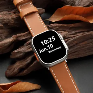 Vintage Leather Watch Strap with Stainless Buckle 13 S4dbacebaecce4b6b8e8296ba850658abS 48