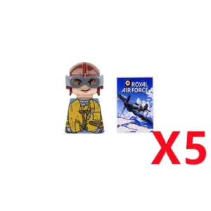 Military Pilot Figure Building Block Set