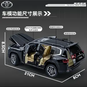 1:24 Toyota Land Cruiser Diecast Model Car 11 S4dbf75a25f6f497aafd59cbda69374b9U