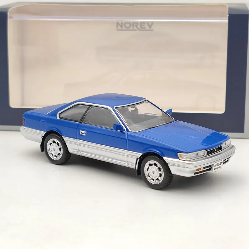 Norev 1:43 Diecast Nissan Leopard F31 Blue 2 Norev 1:43 Diecast Nissan Leopard F31 Blue - Image 2