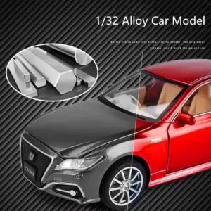 1:32 Black Toyota Crown Diecast Model Car 11 S4df0a7ea07a64faaadf79d548fc1fdc3S