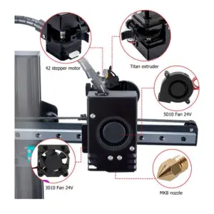 Titan Hotend Kit for Kingroon KP3S KP5L 25 S4dfedd1ace474b7ea8030d0a09ade80eT