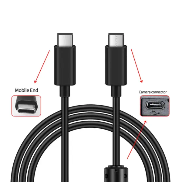 TYPE C to TYPE C OTG Cable for Cameras - Image 5