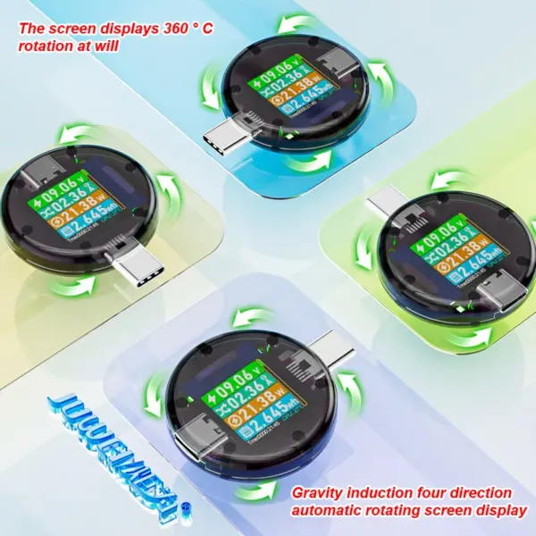 48V 12A Type-C PD3.1 Tester Meter - Image 4