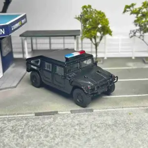 1/64 Hummer H1 Police Diecast Model Vehicle 17 S4f7cc4aee8164db8a106801c881b9197V