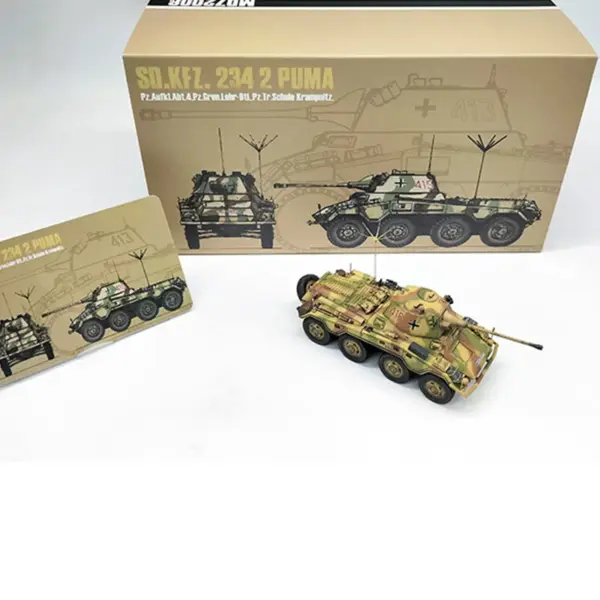 1/72 Scale German SDKFZ234/2 Puma Model - Image 7