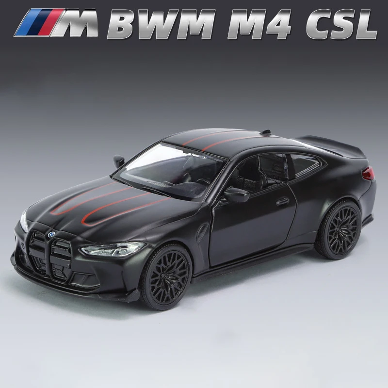 1:36 BMW M4 CSL and M3 E30 Alloy Car Model 5 1:36 BMW M4 CSL and M3 E30 Alloy Car Model - Image 5