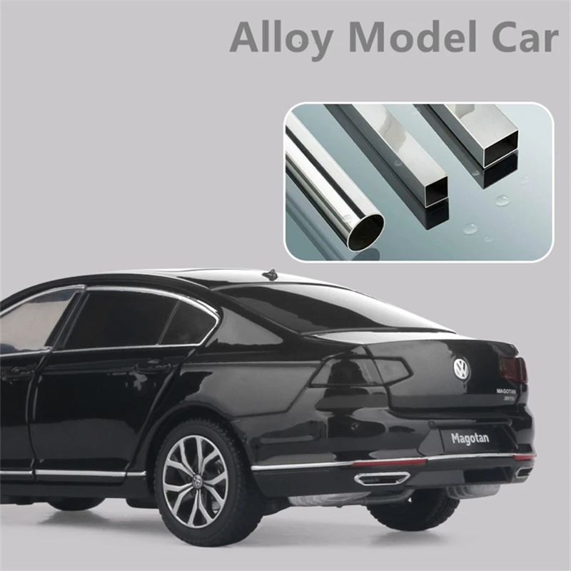 Teal Blue Volkswagen Magotan Diecast Model 1:32 2 Teal Blue Volkswagen Magotan Diecast Model 1:32 - Image 2