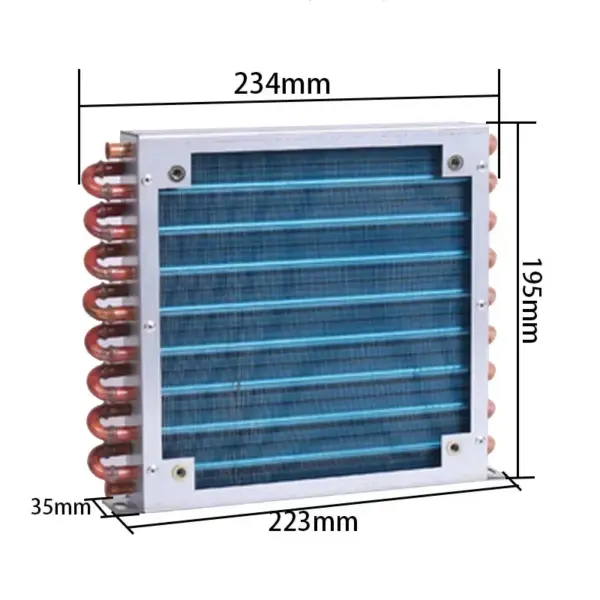 Small Shell Condenser Radiator for Refrigerators - Image 3