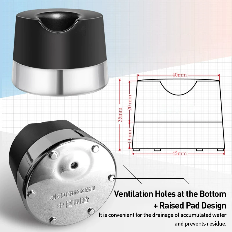 YUNCHI Magnetic Draining Stand for Gillette Razors 3 YUNCHI Magnetic Draining Stand for Gillette Razors - Image 3