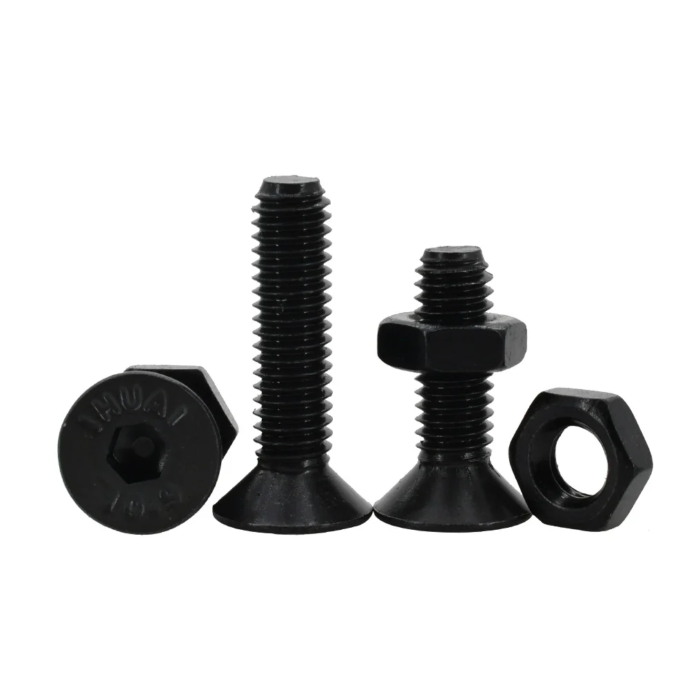 Grade 10.9 Carbon Steel Bolt Nut Kit M2-M6 4 Grade 10.9 Carbon Steel Bolt Nut Kit M2-M6 - Image 4