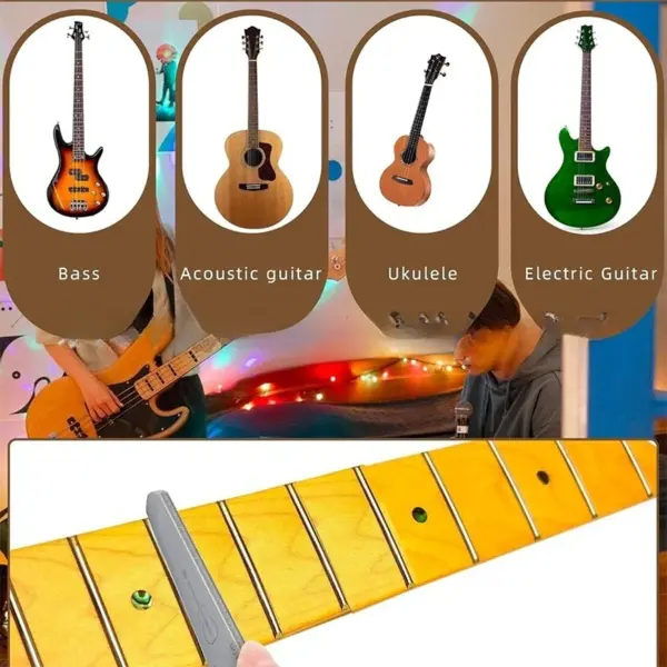 Double-Sided Guitar Fret Leveling File Tool - Image 4
