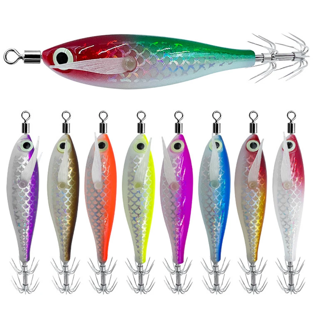 Luminous Squid Fishing Lure 8cm for Anglers 5 Luminous Squid Fishing Lure 8cm for Anglers - Image 5