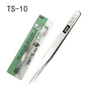 Premium Stainless Steel Tweezers - 6 Pieces 19 S51b0ba979e35496aa5fdabe95f932fca6