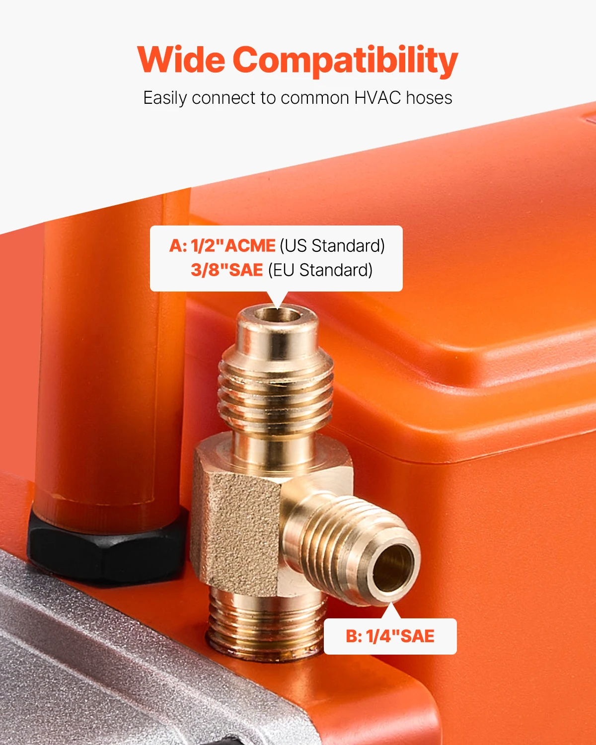 VEVOR Vacuum Pump with 0.35 qt Oil Bottle 4 VEVOR Vacuum Pump with 0.35 qt Oil Bottle - Image 4