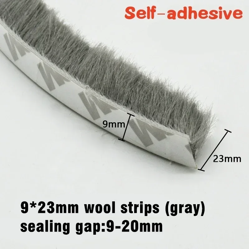 Self-Adhesive Brush Strip Weather Seal 5M/10M 15 Self-Adhesive Brush Strip Weather Seal 5M/10M - Image 15