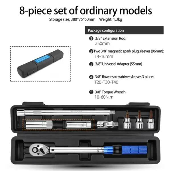 Precision Adjustable Torque Wrench Kit 10-60N.m - Image 8