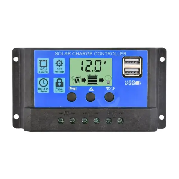12V/24V PWM Solar Charge Controller 30A - Image 2