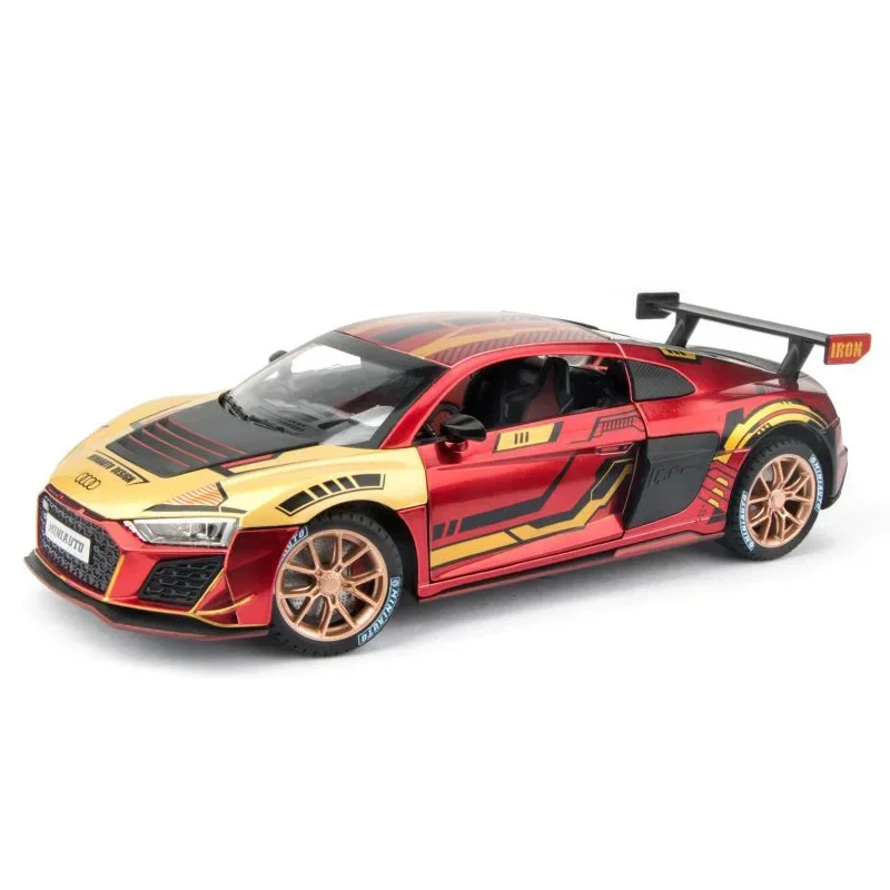 1:24 Audi R8 Racing Car Model with Sound and Lights 5 1:24 Audi R8 Racing Car Model with Sound and Lights - Image 5