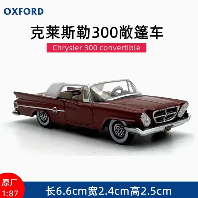 Chrysler 300 Retro Convertible Diecast Model 1/87 Scale 3 Chrysler 300 Retro Convertible Diecast Model 1/87 Scale - Image 3