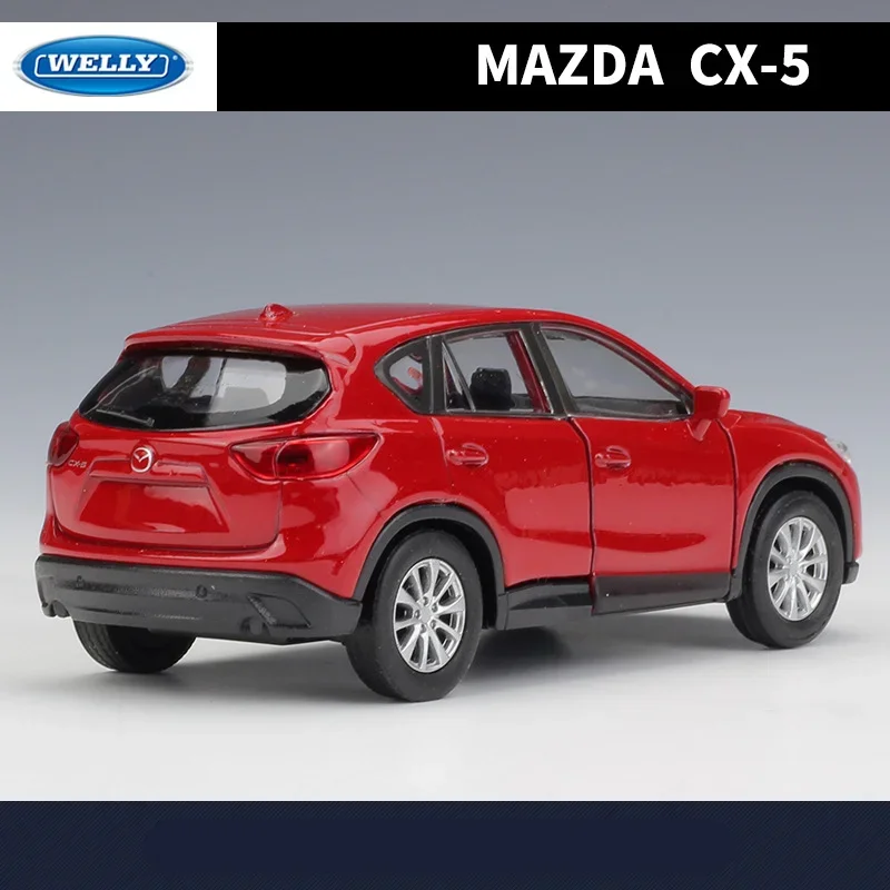 Welly 1:36 Mazda CX-5 Diecast Model Red 4 Welly 1:36 Mazda CX-5 Diecast Model Red - Image 4