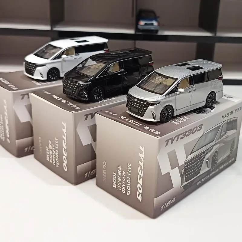 1:64 Scale 2023 Toyota Alphard Alloy Model 2 1:64 Scale 2023 Toyota Alphard Alloy Model - Image 2