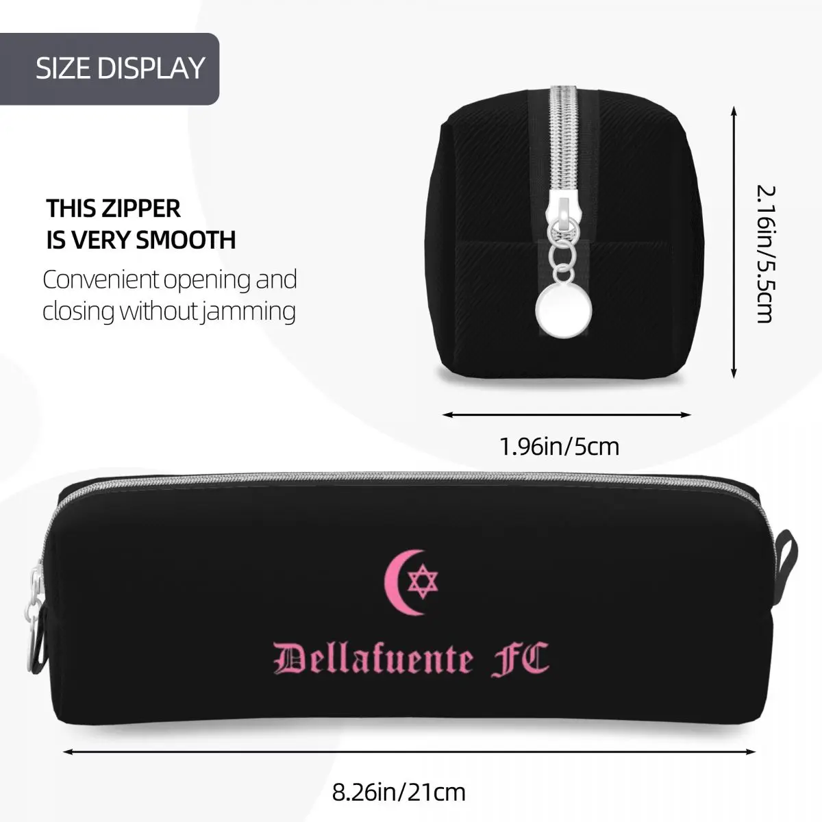 Dellafuente FC Stylish Black Pencil Case 4 Dellafuente FC Stylish Black Pencil Case - Image 4