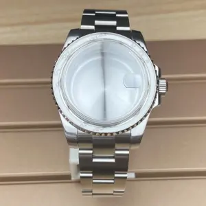 40mm Silvery Watch Case for NH35 Movement 15 S5710ec69984f42b8ac9f2a9c05378caam