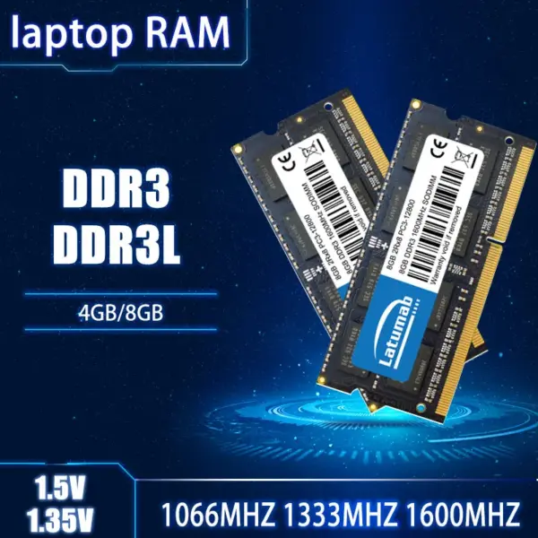 Latumab DDR3 DDR3L RAM Upgrade for Laptops - Image 2