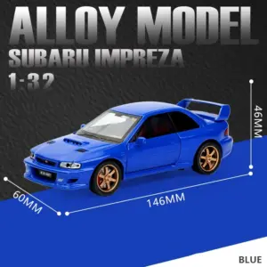 1:32 Subaru Impreza WRX STI Diecast Model 16 S57f446befef14dbb81613027dacdfc00z