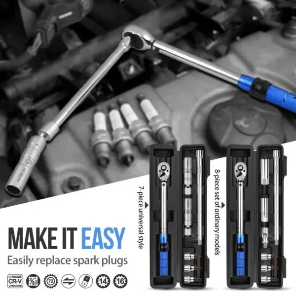 Precision Adjustable Torque Wrench Kit 10-60N.m - Image 2