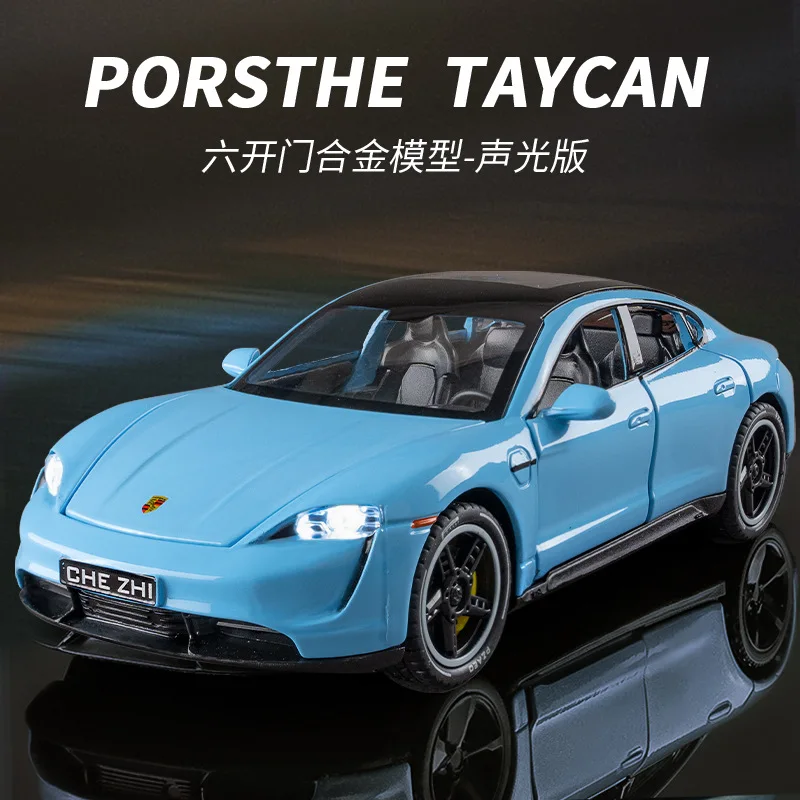 1:32 Scale Porsche Taycan Diecast Model Car 2 1:32 Scale Porsche Taycan Diecast Model Car - Image 2