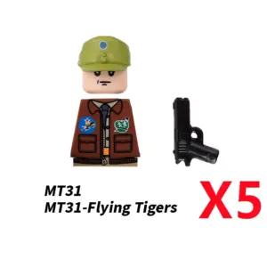 Military Figure Building Blocks Set - 5 PCS