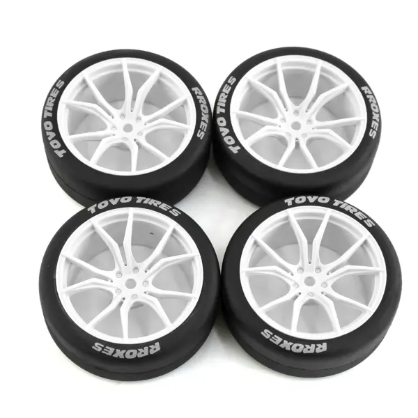 4pcs Drift Car Tires and Wheels for 1/10 RC - Image 7