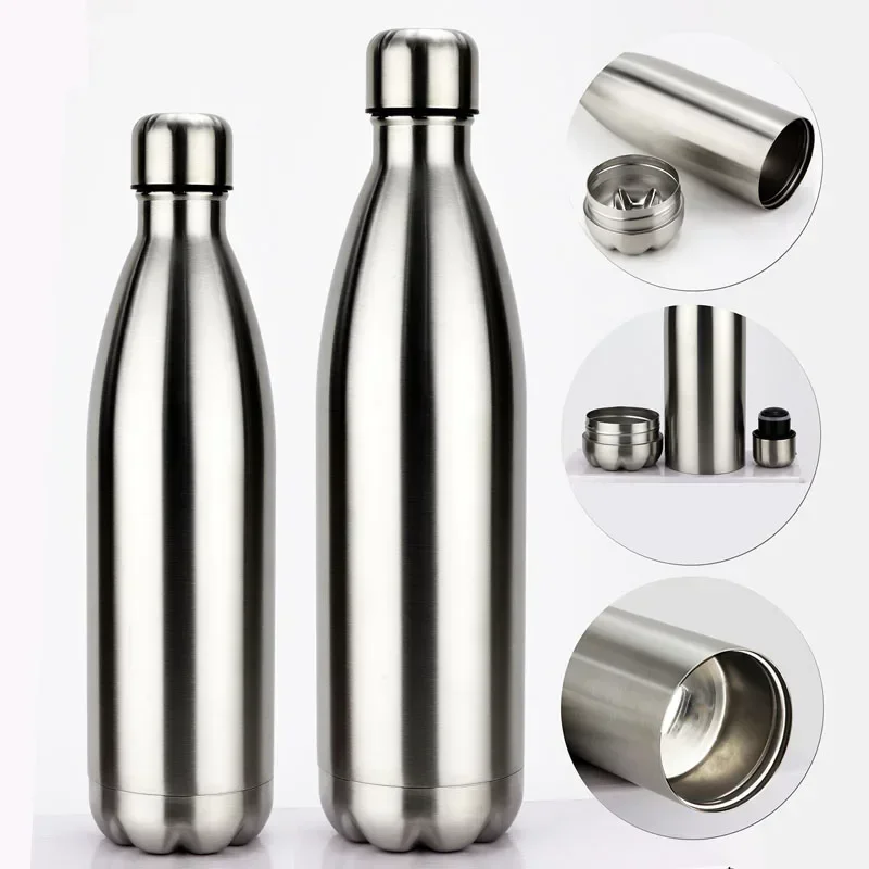 Stylish Stainless Steel Money Box Water Bottle 2 Stylish Stainless Steel Money Box Water Bottle - Image 2