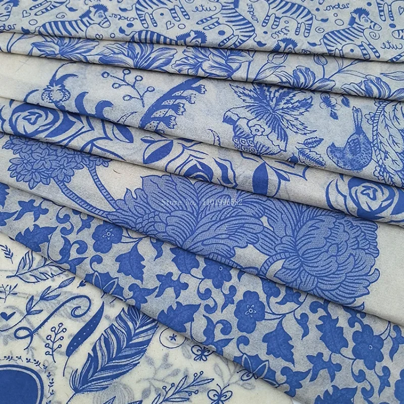 Blue and White Ceramic Underglaze Sticker Set 2 Blue and White Ceramic Underglaze Sticker Set - Image 2