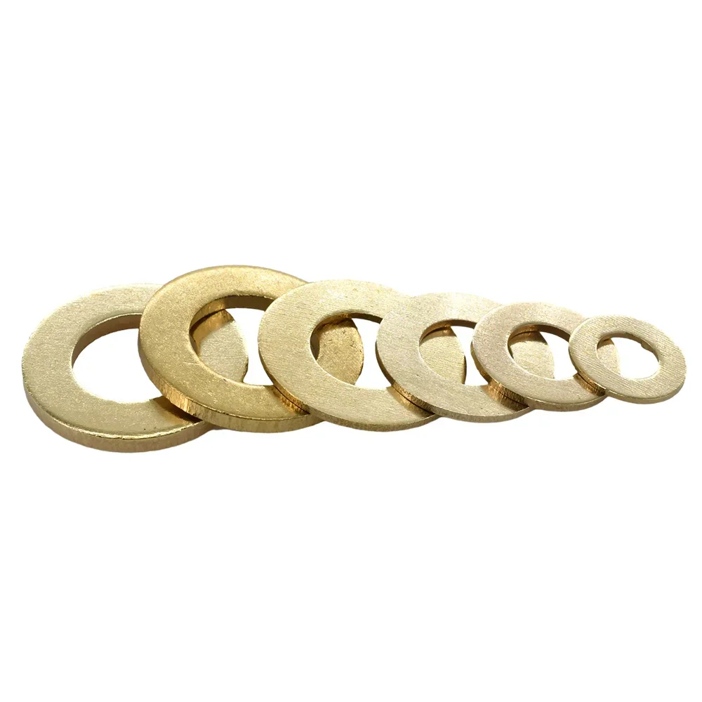 Brass Flat Washer Set M2 to M20, 0.4-3mm 6 Brass Flat Washer Set M2 to M20, 0.4-3mm - Image 6