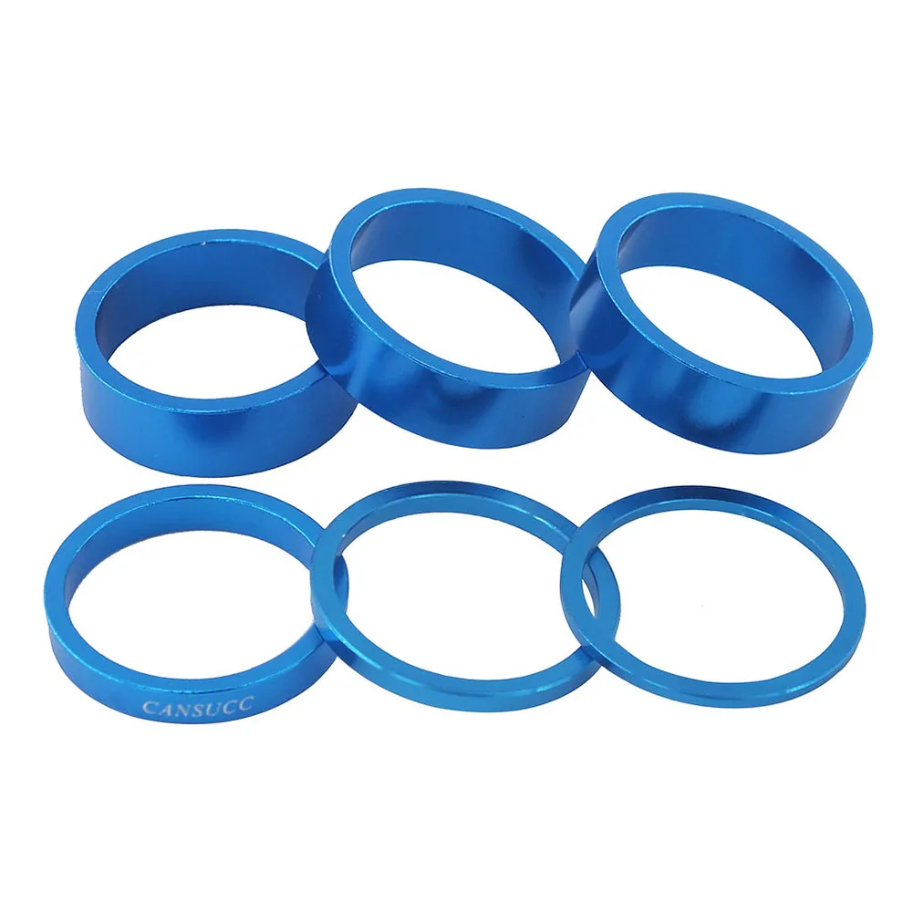 Aluminum Bike Headset Washer Set - 6 Pieces 7 Aluminum Bike Headset Washer Set - 6 Pieces - Image 7