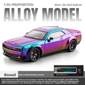 Dodge Hellcat SRT 1/24 Scale Diecast Model 15 S59f01bfec1d84ca19e2d02c488a0a433O