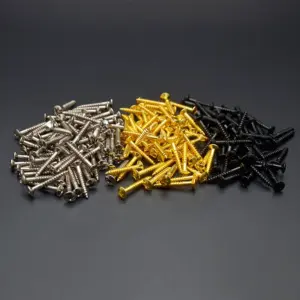 Guitar Bridge and Strap Button Screws Set 14 S59fdc89ae77c4bd4be8602235872333bN