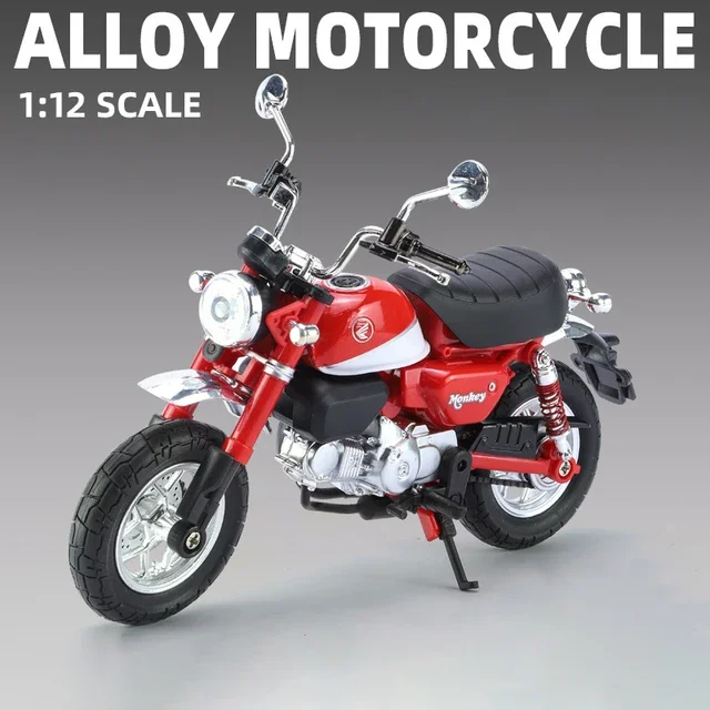 1:12 Honda Monkey 125 Die-Cast Motorcycle Model 9 1:12 Honda Monkey 125 Die-Cast Motorcycle Model - Image 9